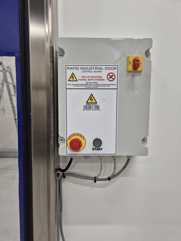 elektrische aansluiting deur